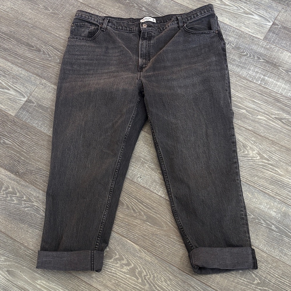 Abercrombie & Fitch Black Ultra High Rise Jeans
